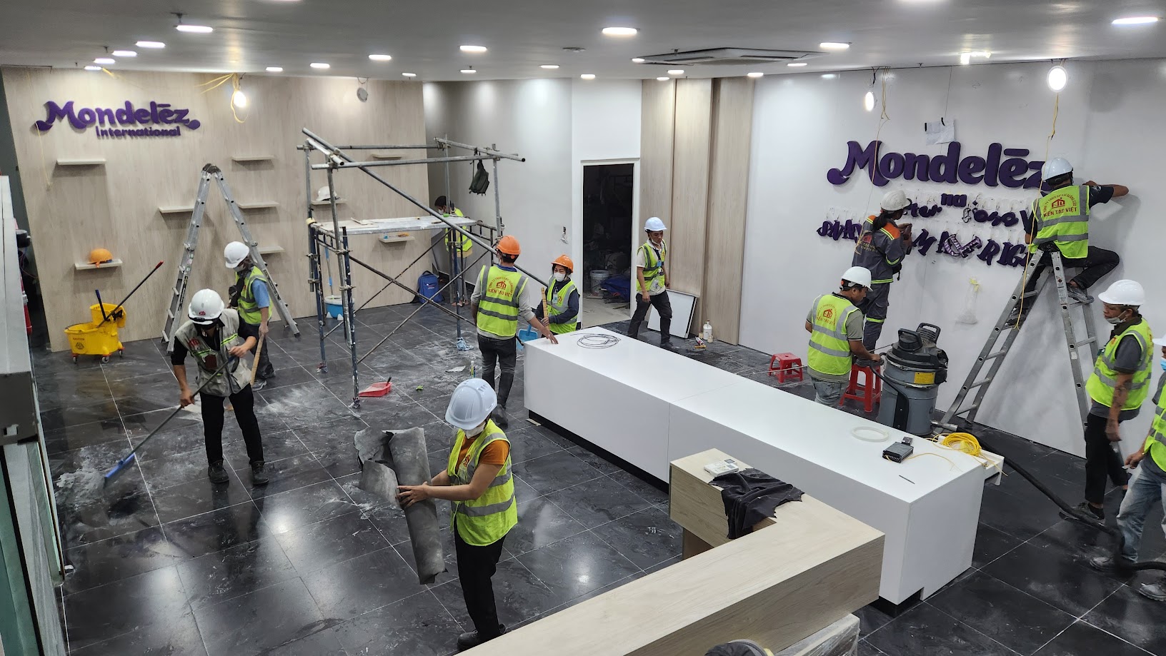 Dự Án Cải Tạo Văn Phòng Làm Việc Mondelez Kinh Đô
