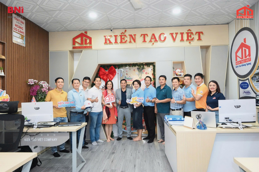 KIẾN TẠO VIỆT ĐÓN TIẾP BNI HIGHWAY CHAPTER: KẾT NỐI DOANH NGHIỆP - MỞ RỘNG CƠ HỘI HỢP TÁC BỀN VỮNG