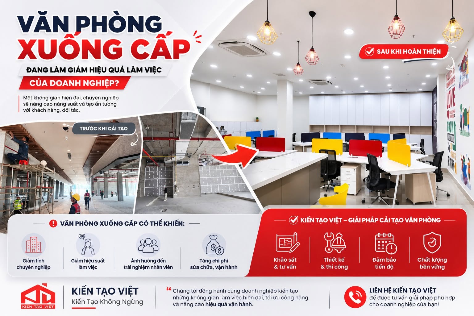 Báo giá trọn gói cải tạo cơ sở hạ tầng tại Bình Chánh 2026