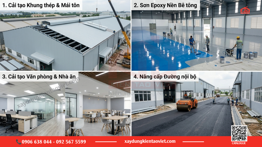 đơn giá cải tạo cơ sở hạ tầng 2026