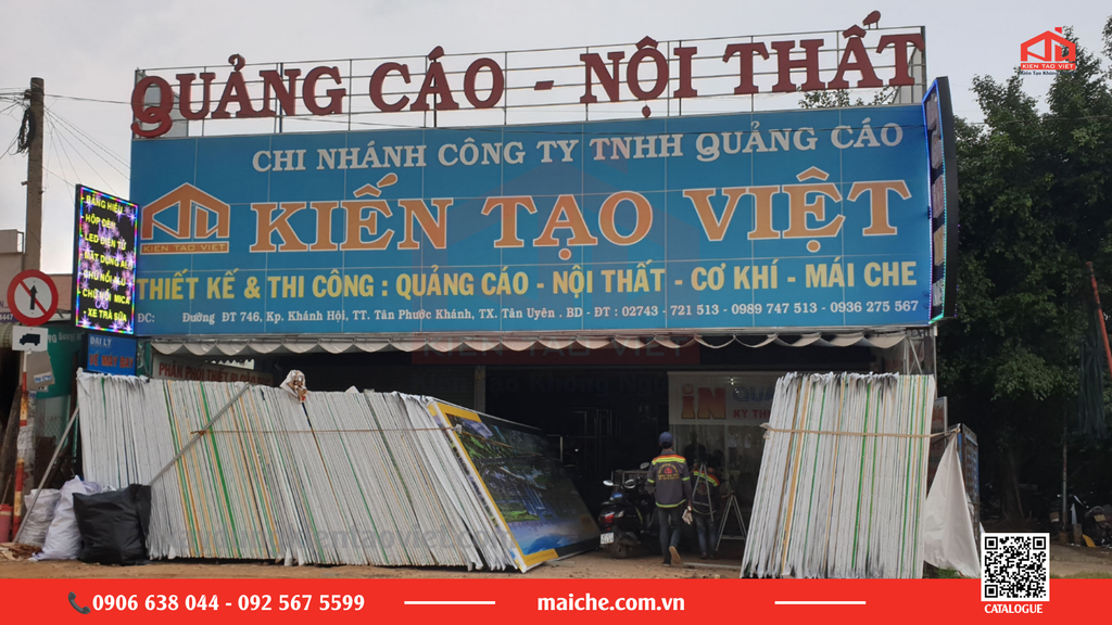 Làm bảng tên công ty bảng hiệu nhà máy khu công nghiệp.