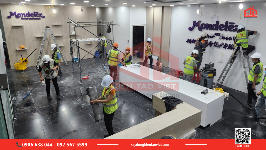 Kien Tao Viet's engineering team executes professional construction, ensuring safety and committed timelines. 