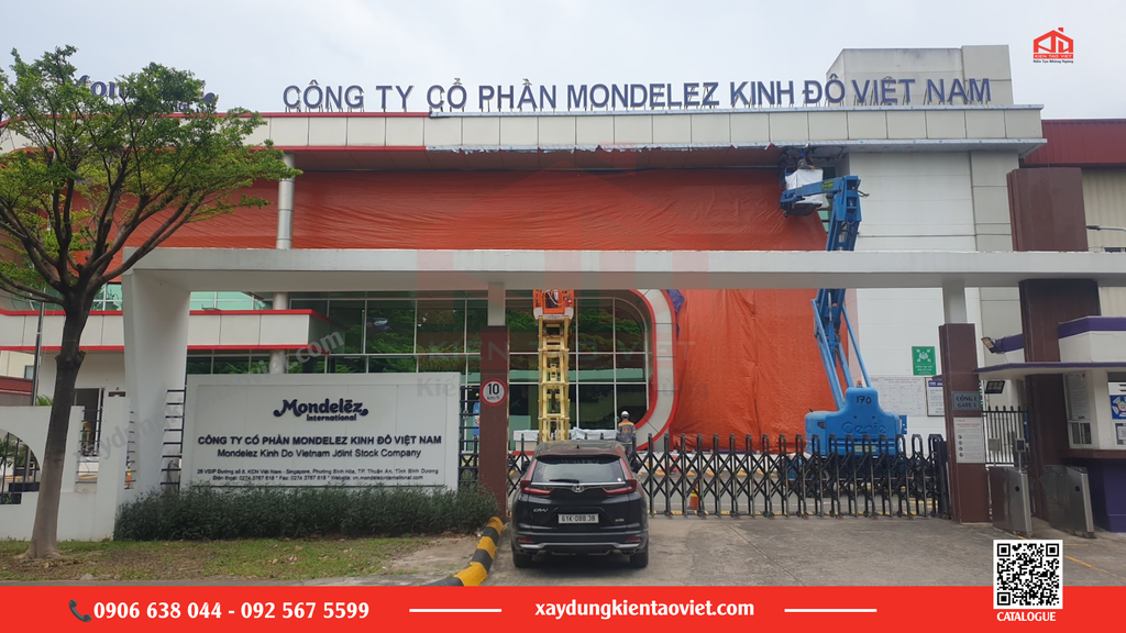 Biển tên quảng cáo ngoài trời do đội ngũ Kiến Tạo Việt thực hiện.