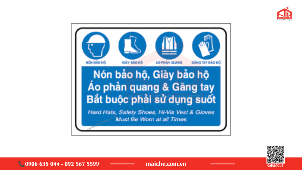 Biển bắt buộc sử dụng phương tiện bảo vệ cá nhân