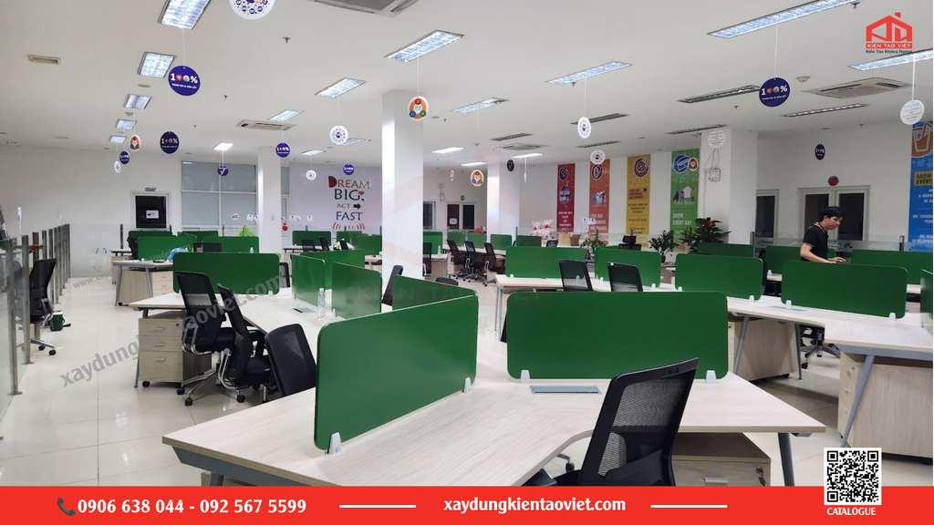 Cải tạo cơ sở hạ tầng văn phòng Kinh Đô.