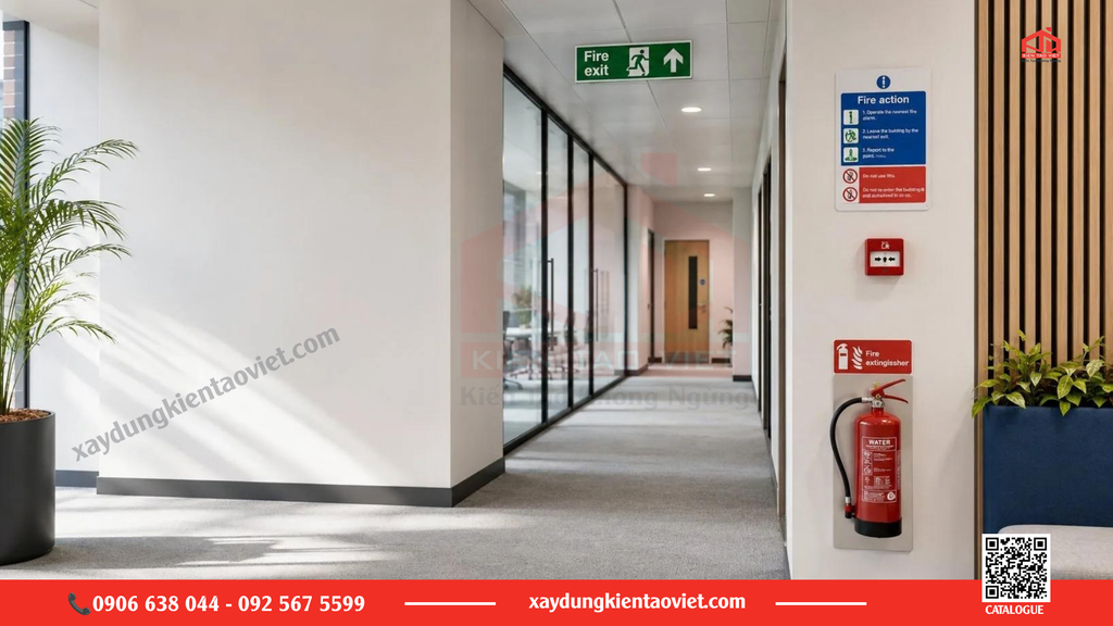 Nâng cấp đồng bộ hệ thống điện M&E quá tải và rà soát các tiêu chuẩn PCCC cho văn phòng nhà máy.